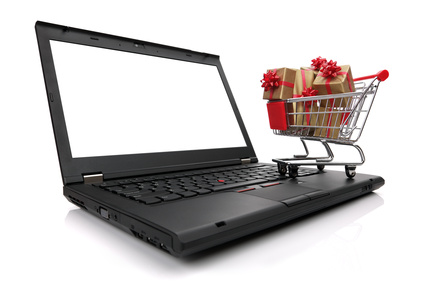 Christmas shopping on the internet